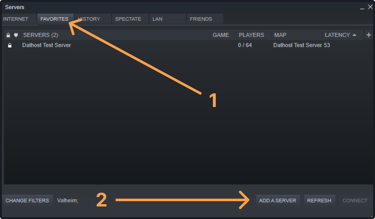 Steam favorites