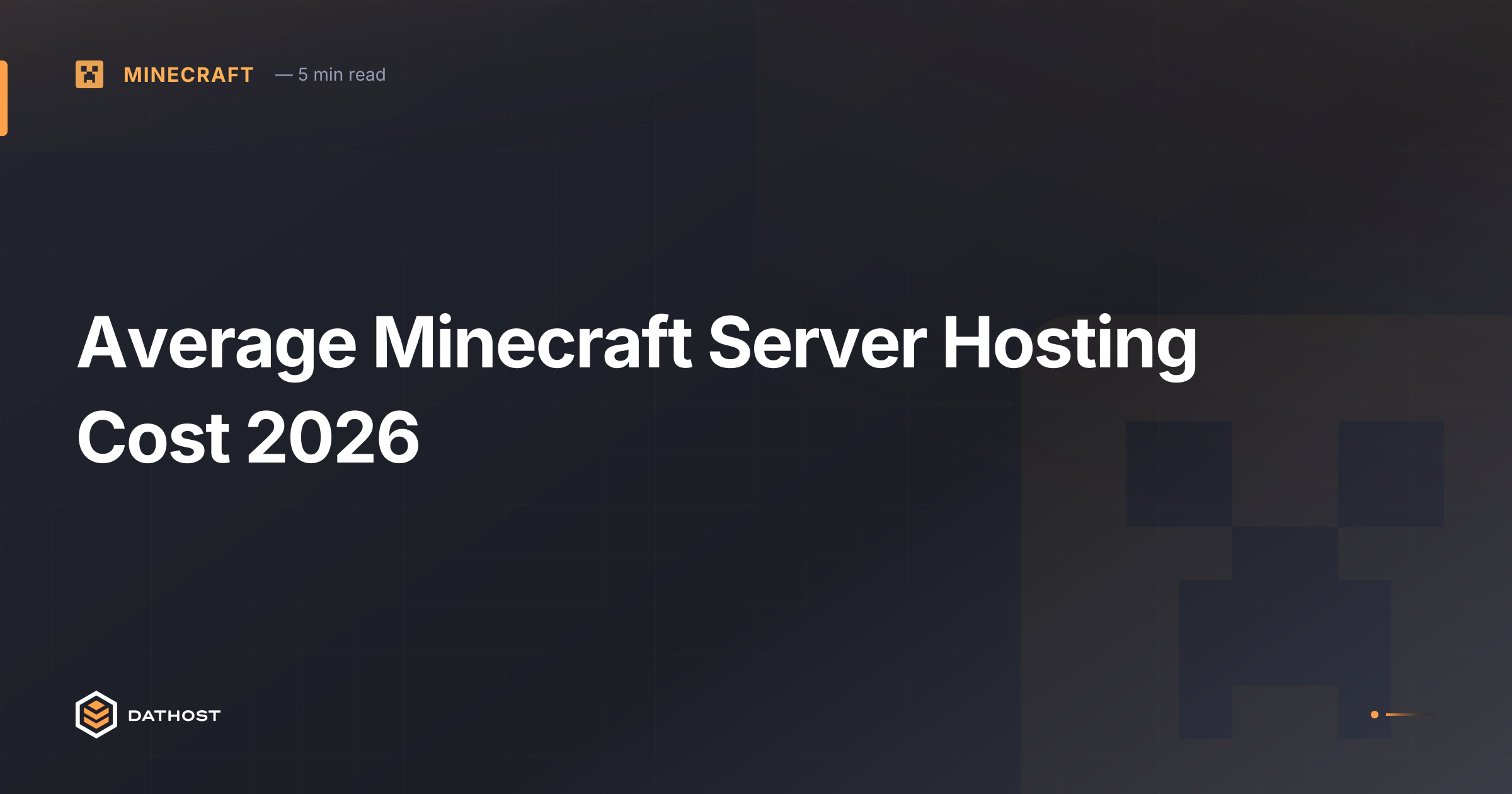 Average Minecraft Server Hosting Cost 2026