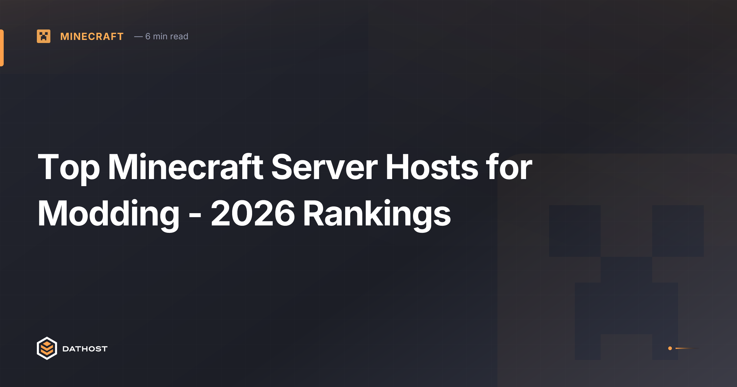 Top Minecraft Server Hosts for Modding - 2026 Rankings