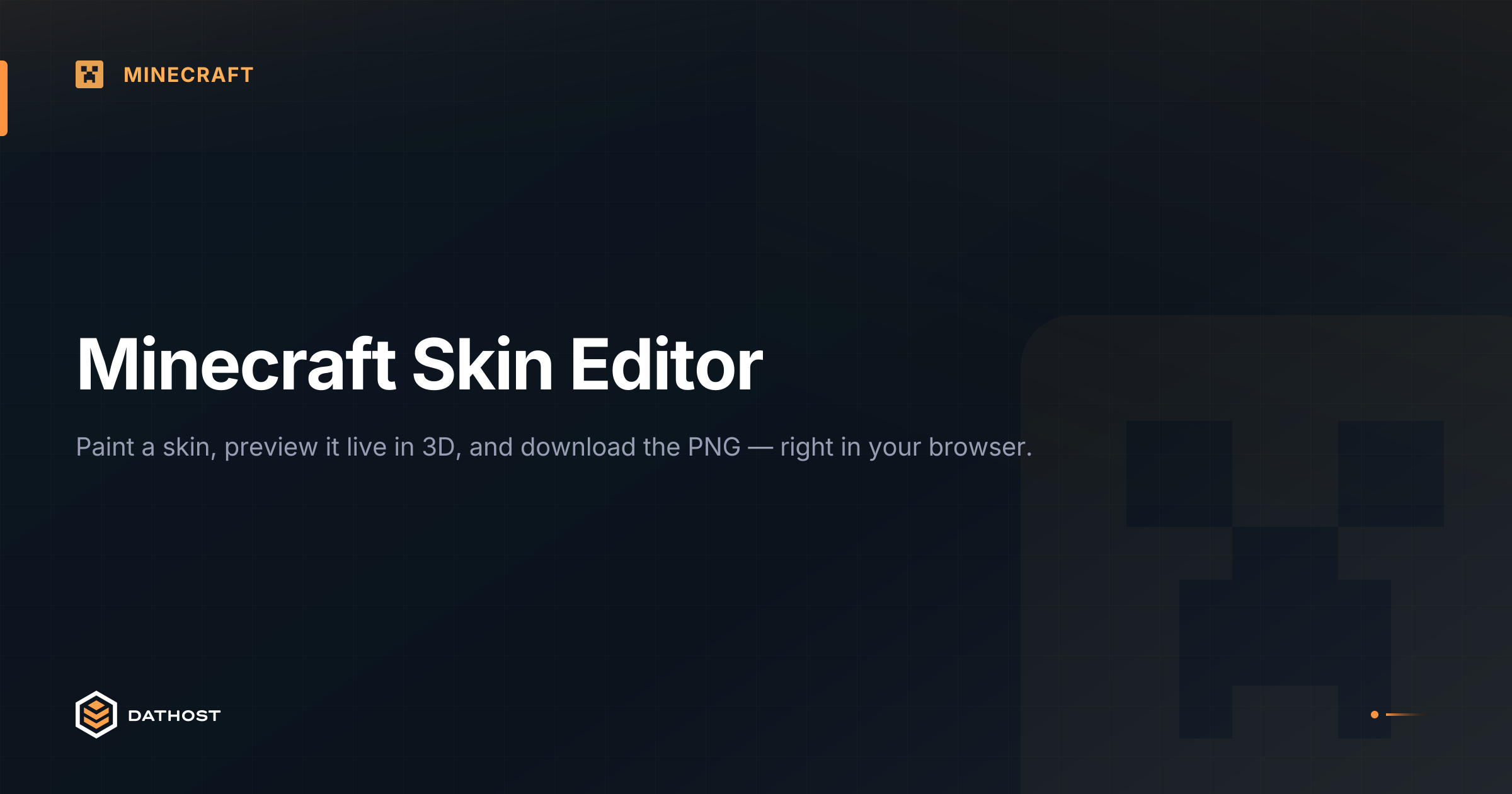 Minecraft Skin Editor: Create, Edit & Download Skins Online | DatHost